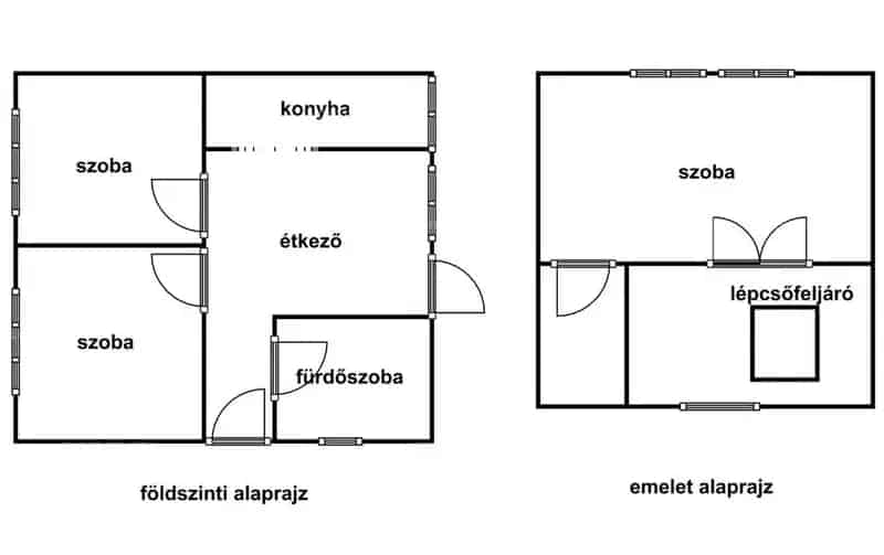 Eladó egy felújítandó, tégla építésű, két szintes családi ház Hejőbábán!