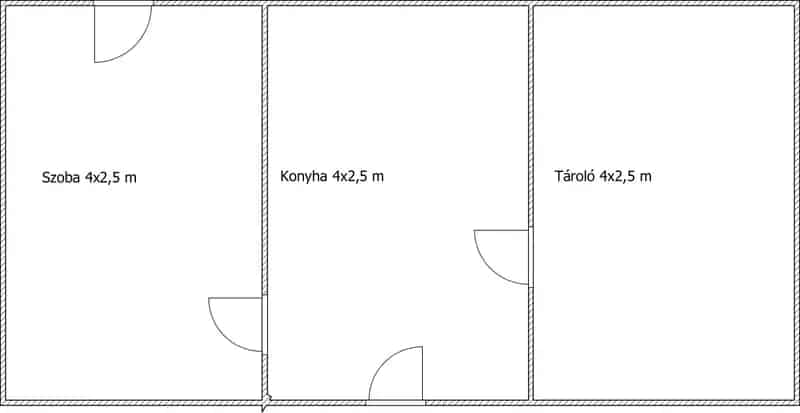 Zalaszentlászló hétvégi ház eladó 40nm 1695nm telken panorámával