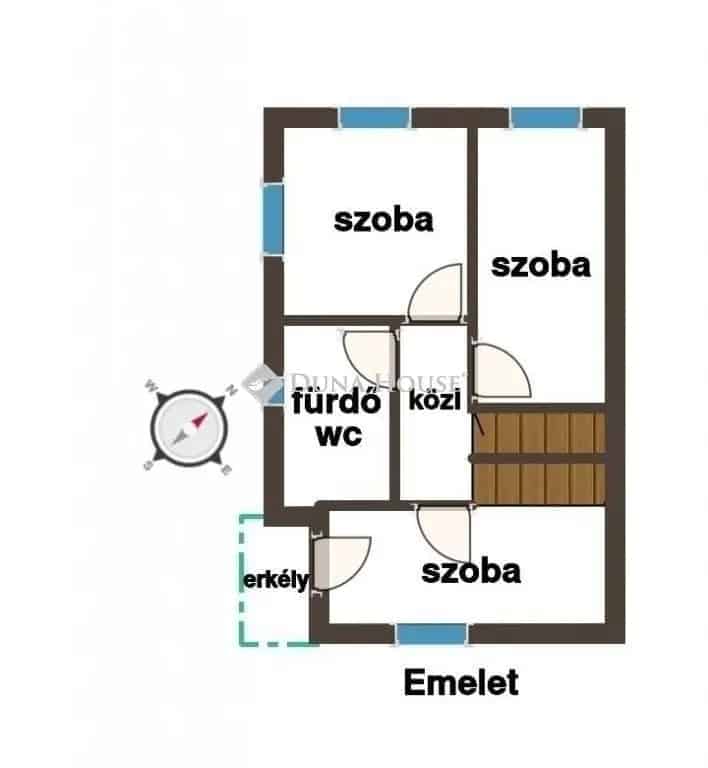 122 nm-es Sorhazi Haz Elado 3 Haloszoval Garazzsal
