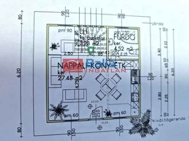 Dunakeszi vízparti családi ház eladó - 3 szoba, 68 m²