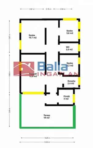 Velencei családi ház eladó 2 2 félszobás 550 nm telekkel