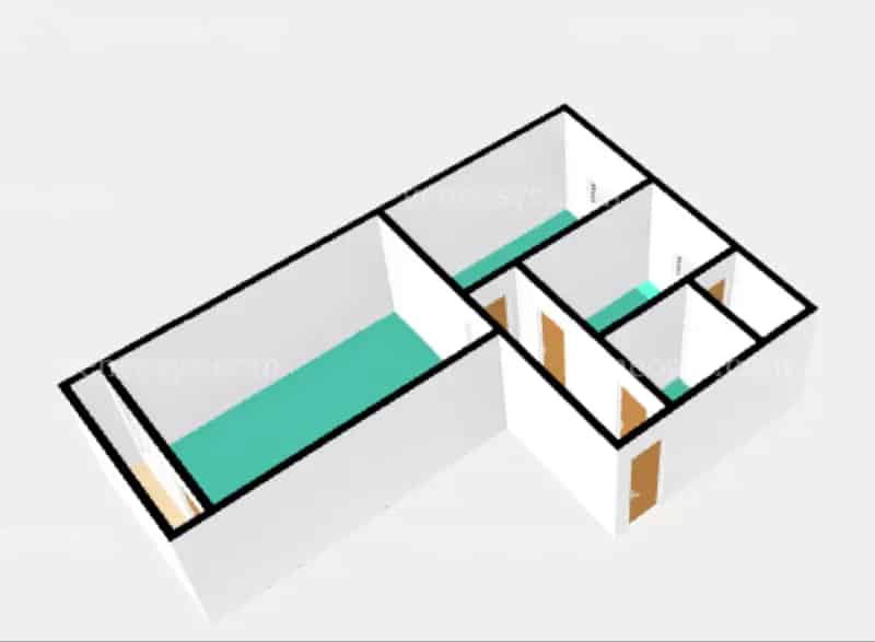 Teljes körűen felújított dupla klímás 1,5 szobás 2. emeleti lakás eladó!