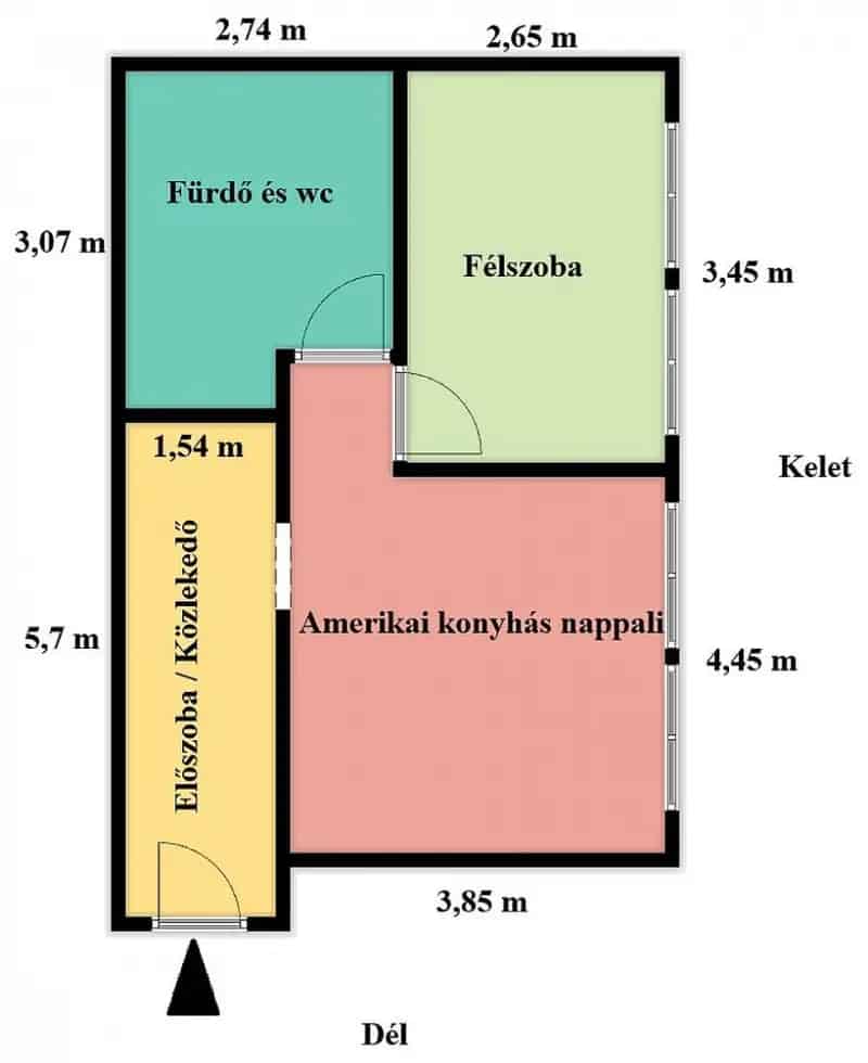 Újpest Kertvárosi Házrész Eladó - Amerikai Konyha - Felújított