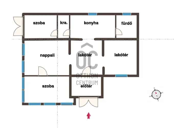 Mohácsi eladó telek akácossal és lakható épülettel
