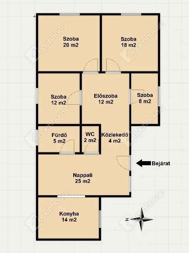Eladó családi ház Petriventén - 120m² - Felújított