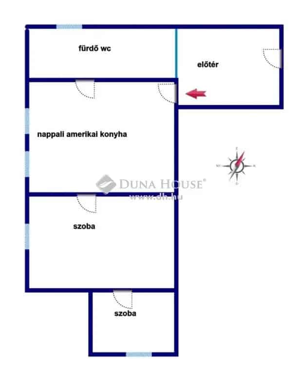 Egyetemistáknak kiadó 45 nm-es lakás az Orvosi Egyetem mellett