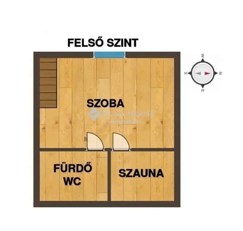 Cinkotai kétszintes házrész eladó garázzsal és kerttel
