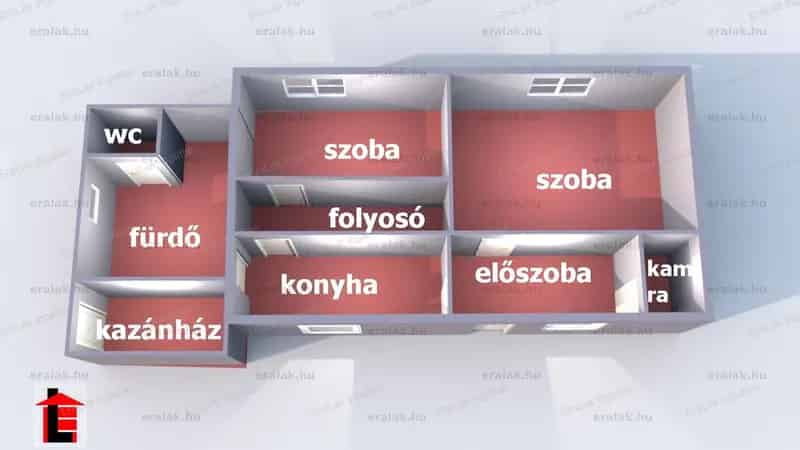 Abdai 2 szobás családi ház eladó bővítési lehetőséggel