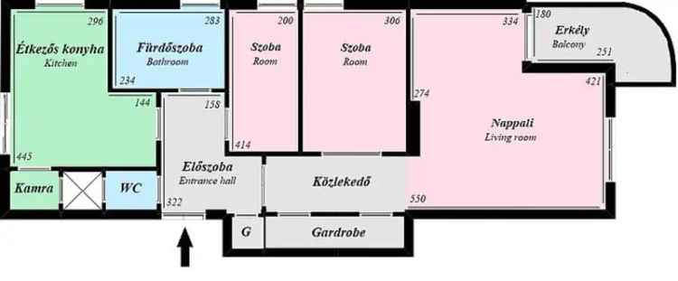 94 nm-es Bútorozott Lakás Kiadó Budapest II Kerületben