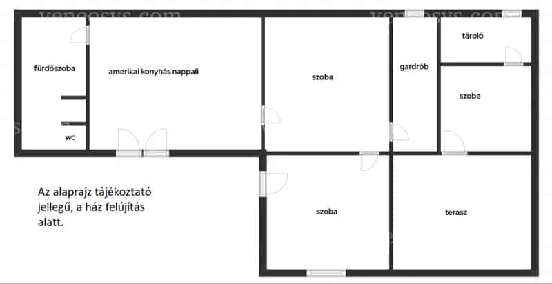 Ráckeve belvárosi ház eladó - 2 szoba, gépesített konyha, kiváló elhelyezkedés