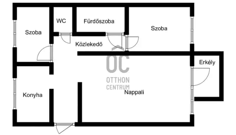 Budapest XVIII kerület erkélyes lakás eladó 62nm