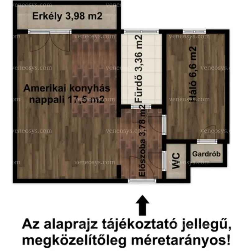 Erkélyes nyugalom közkedvelt környéken, fiatal pároknak és egyedülállóknak!