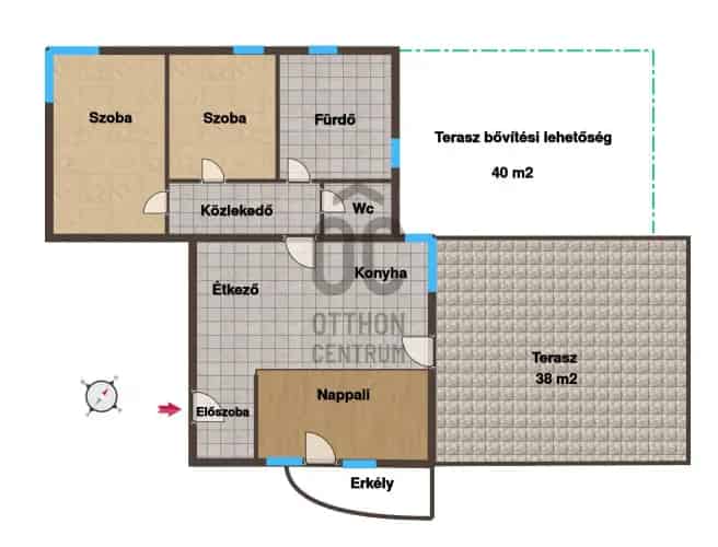 Szombathelyi eladó lakás, DLK013327