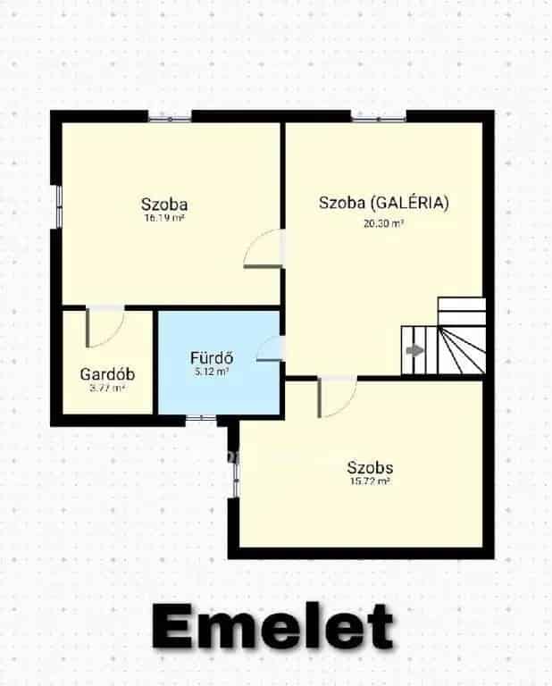 Németbánya Bakonyi parasztház eladó 3 lakrész 2065m2 telekkel