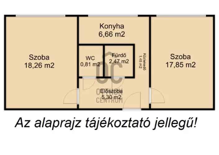 Dunaújvárosi eladó 2 szobás panel lakás - H503622