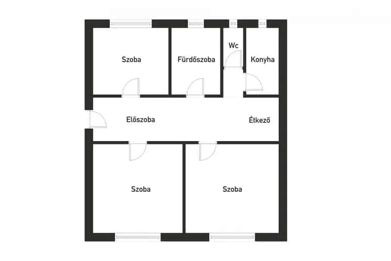 Szandaváralja 72m2-es 3 szobás családi ház eladó