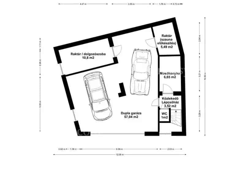 Telkiben 216 m2-es, 4 szobás családi ház 1203 m2 telken eladó