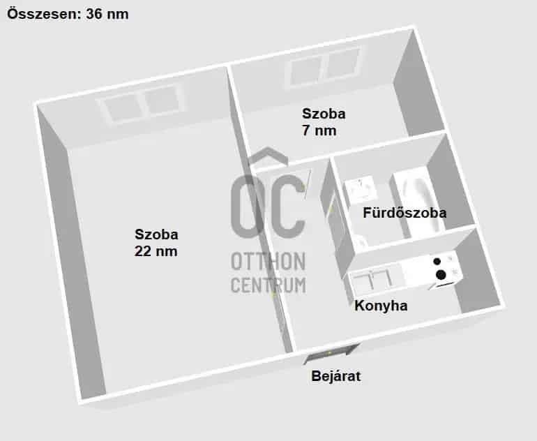 Ajka belváros 1 5 szobás panel lakás eladó