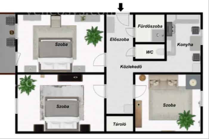 ELADÓ 3 szobás, erkélyes lakás Miskolcon, az Avas kedvelt, csendes részén!