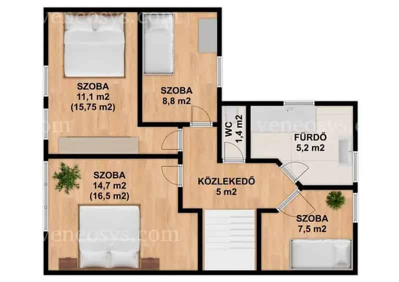 Szekszárd kertvárosi részén, gyönyörű, családi házas övezetben 4 szoba + nappalis, jó állapotú családi ház ELADÓ!