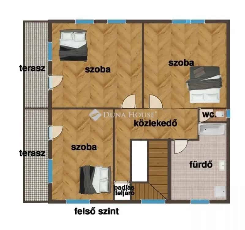 Turán 4 szobás ház eladó 1585 m2 telekkel