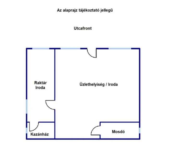 Kiadó Iroda Üzlethelység Örkényen Főútvonal Mellett