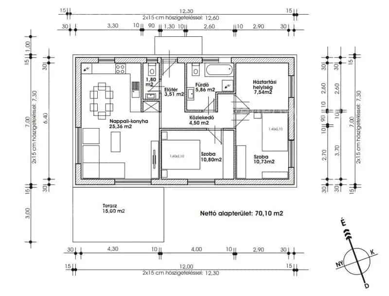 IVÁNCSA VÁROSKÖZPONT,  ÚJ ÉPÍTÉSŰ IKERHÁZAK ELADÓK!