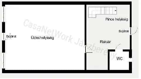 Heves Központ 72m2 Vendéglátóipari Üzlet Eladó