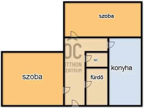 Kecskemét Széchenyiváros 55nm 2 szobás felújított lakás eladó