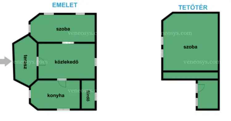 Sajópetri egyik csendes utcájában eladásra kínálom az alábbi 3 szobás, 650 m² telken lévő 220 m² két generációs családi házat.