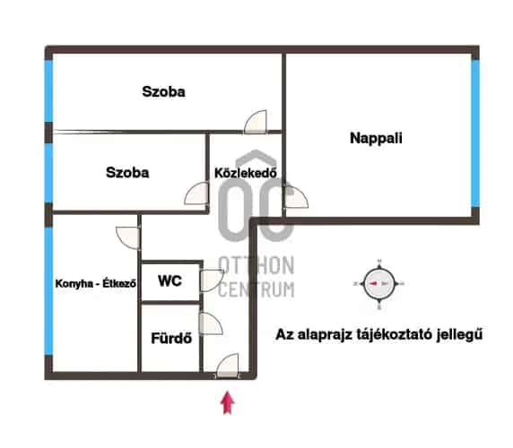 Nagyoroszi eladó panel lakás 61nm azonnal költözhető
