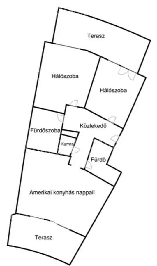 Kertkapcsolatos lakás az Ökoházban 2 garázzsal