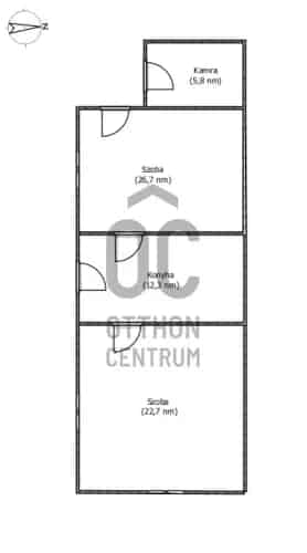 Hőgyészi eladó családi ház 62 m2 461 m2 telekkel
