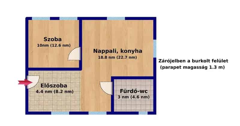 37 nm-es új lakás eladó Szentgyörgymezőn