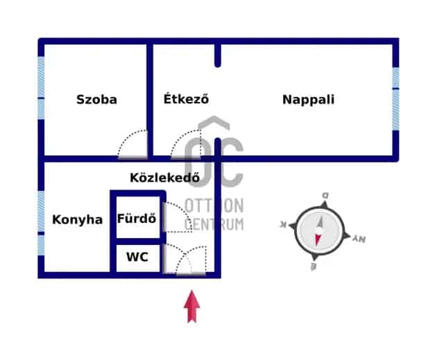 Pétfürdői eladó panel lakás 53nm felújított alacsony rezsi
