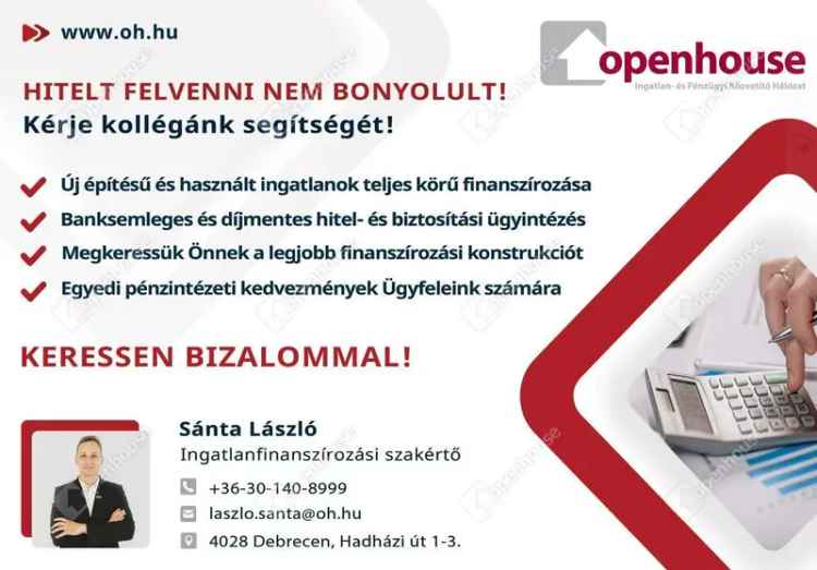 Ház Kiadó , Debreceni járás, Alföld és Észak