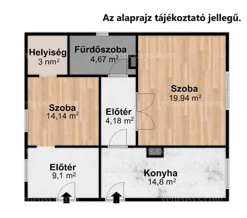 Szigetszentmiklóson 65 nm-es téglaépítésű családi ház