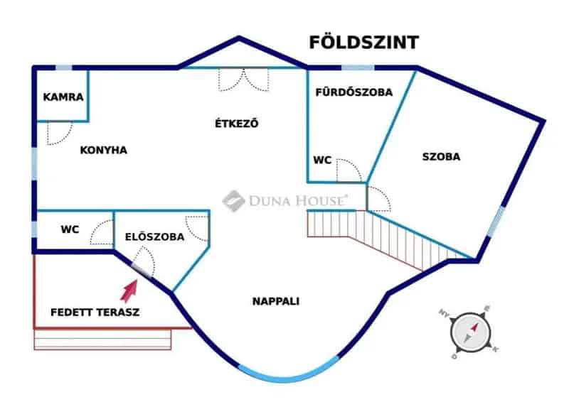 150 m2-es családi ház Lajosmizsén nagy telekkel eladó