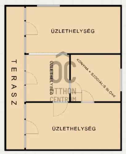 Százhalombattai eladó kereskedelmi ingatlan, UZ018742