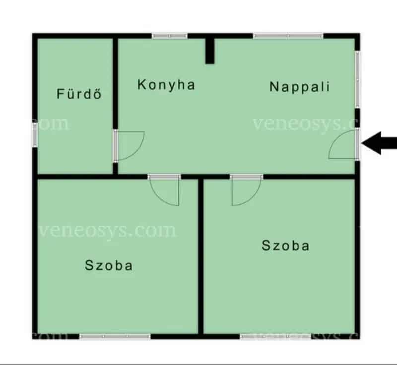 ELADÓ Polgár 📌 csendes mellékutcájában egy felújított 74 m², 2 szobás családi ház!
