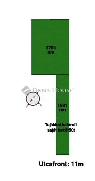 Úrhidán 5633 nm-es belterületi telek eladó