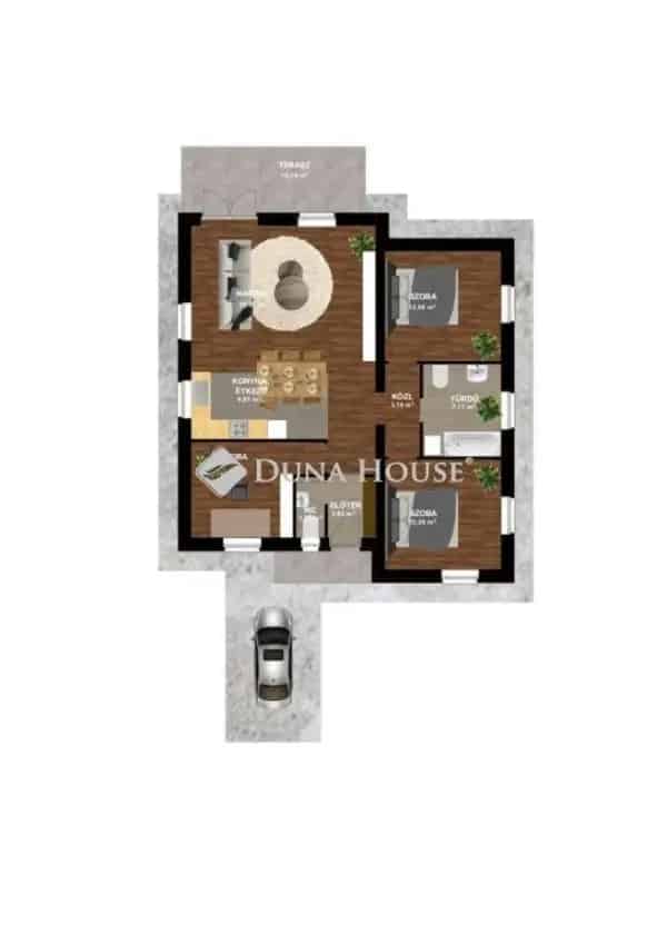 Vácrátóti új építésű ikerház eladó - 91 m2 - CSOK igényelhető