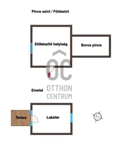 Siófoki eladó présház Balatoni panorámával