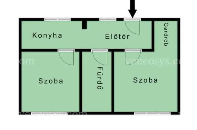 📣 ELADÓ Polgár 📌 főutcáján egy felújított 52 m², 2 szobás családi ház!