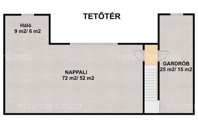 ✅Hatalmas (2830 m2) parkosított telken, nettó 180 m2-es családi ház eladó Leányfalun, közel a központhoz.