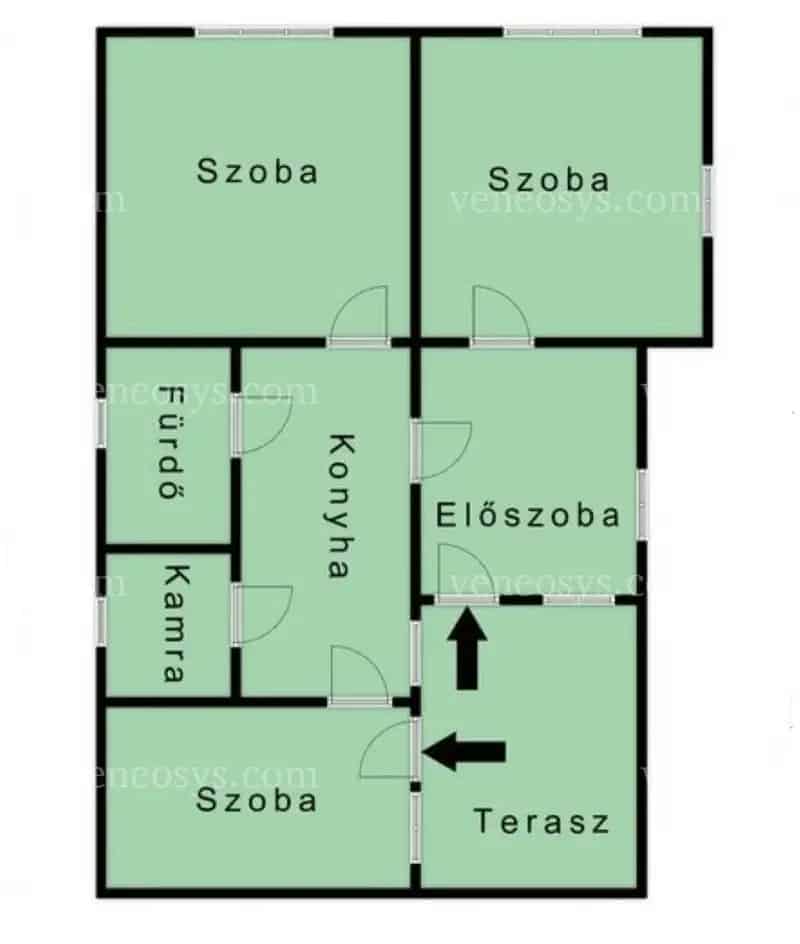 ELADÓ Felsőnyárádon felújítandó 3 szobás, 86 m² tégla építésű családi ház! Ára: 11.9 M Ft