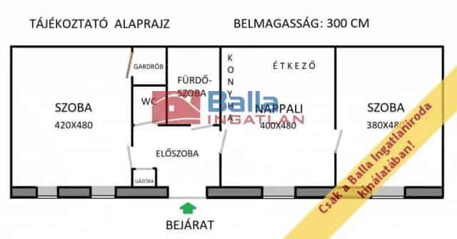 Budapest IX Kerulet Ipar Utca 74 nm-es 3 szobas lakás eladó