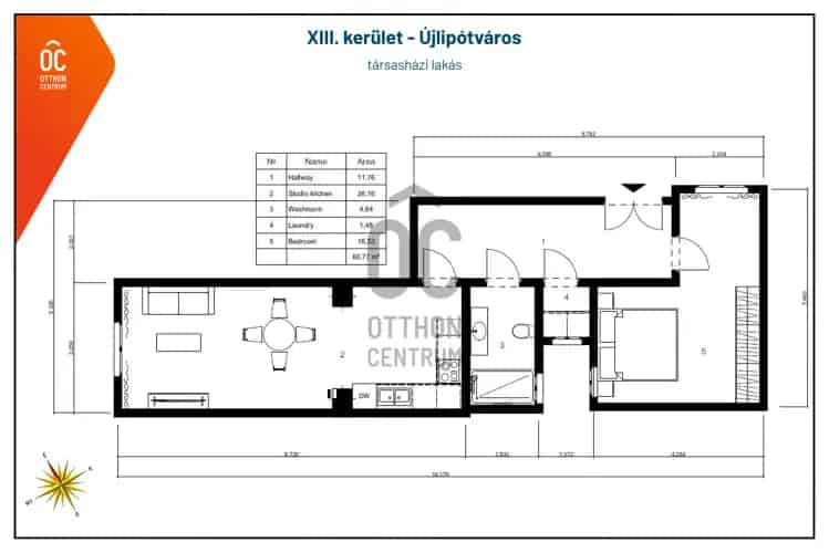 Budapest XIII. kerületi eladó lakás, H499245