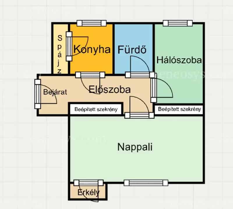 Jó helyen, felújítva...