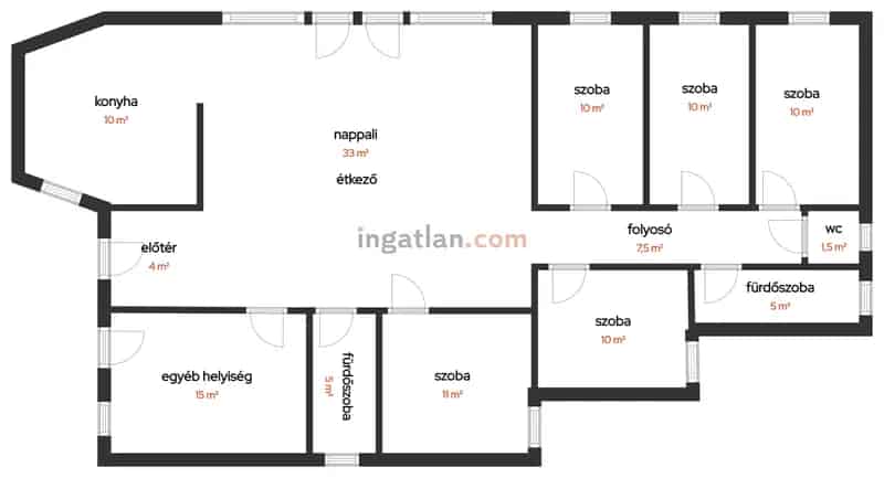 Nógrád megyében Bátonyterenyén a Mátra lábánál eladó egy EGYEDI ÉPÍTÉSŰ 986 m2-es összközműves telken elhelyezkedő 132 m2-es 2009-es építésű családi ház.